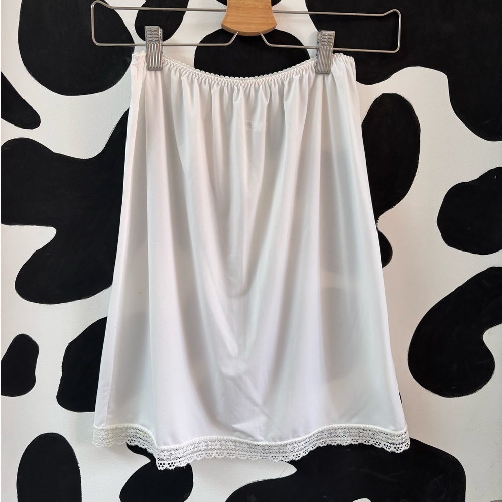 classic white underskirt